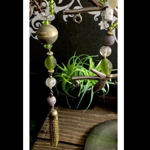 Katherine's Collection Glass Beaded Tassel Christmas Ornament Decorations x8 - Picture 8 of 10